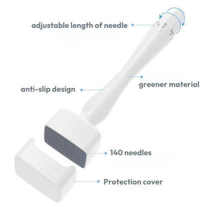 Derma Stamp Adjustable Needle Length 0.25mm to 2.5mm